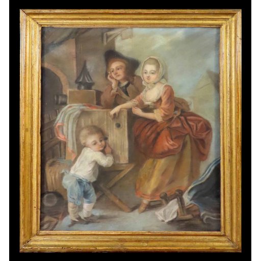 PASTEL par FRANÇOIS VINCENT 1784