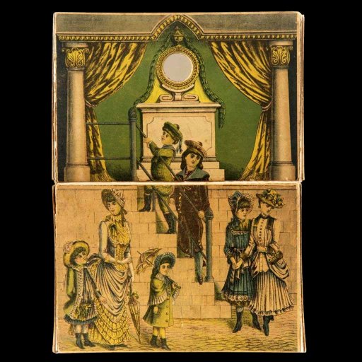 Boite optique pliante vers 1870